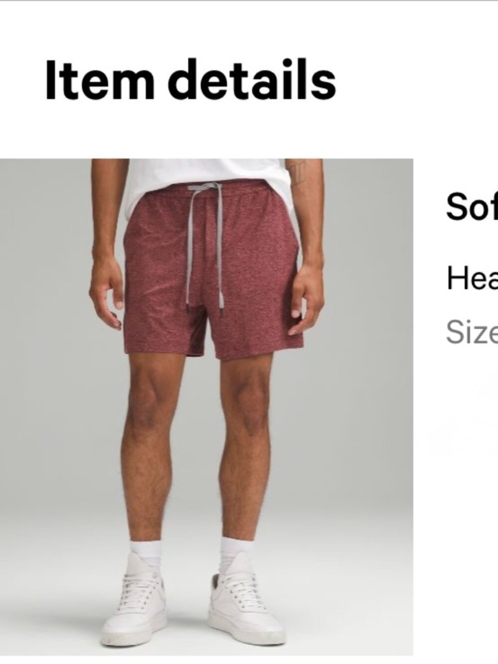 Lululemon Men's Soft Jersey Short
